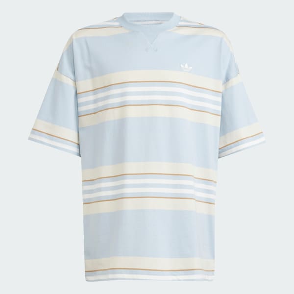 สีน้ำเงิน เสื้อยืดทรงโอเวอร์ไซส์สำหรับเด็ก