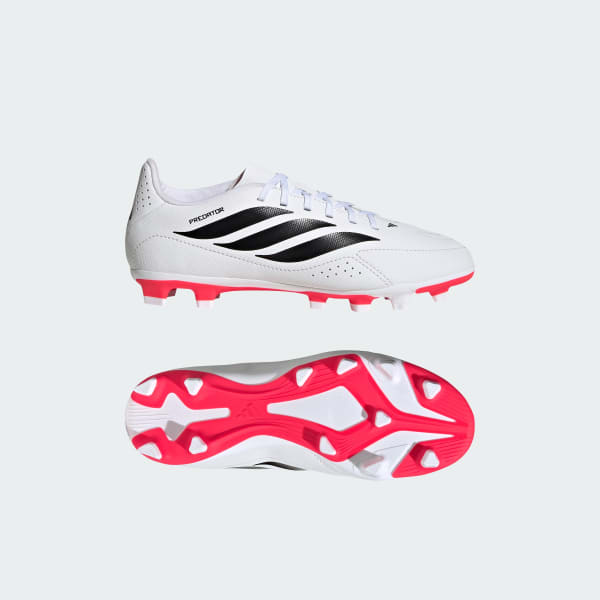 Branco Chuteira Campo Predator Essentials 26.5 Infantil