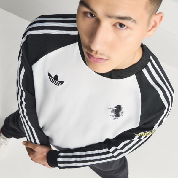 Hvid Juventus FC Originals Long Sleeve T-shirt