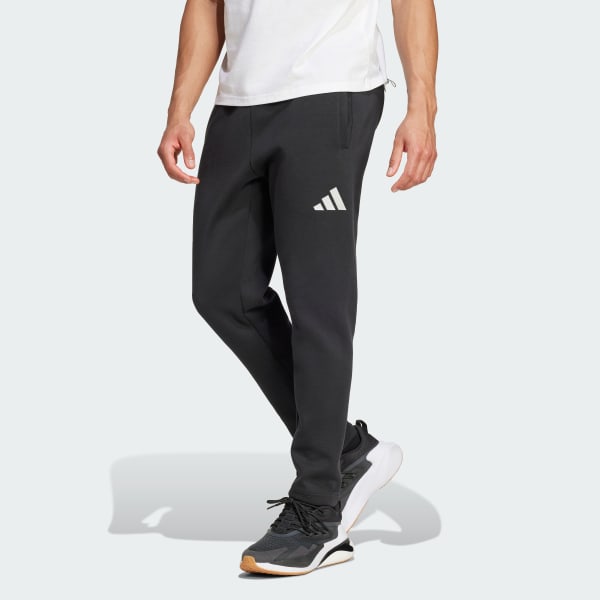 Mens black adidas tracksuit bottoms uk top