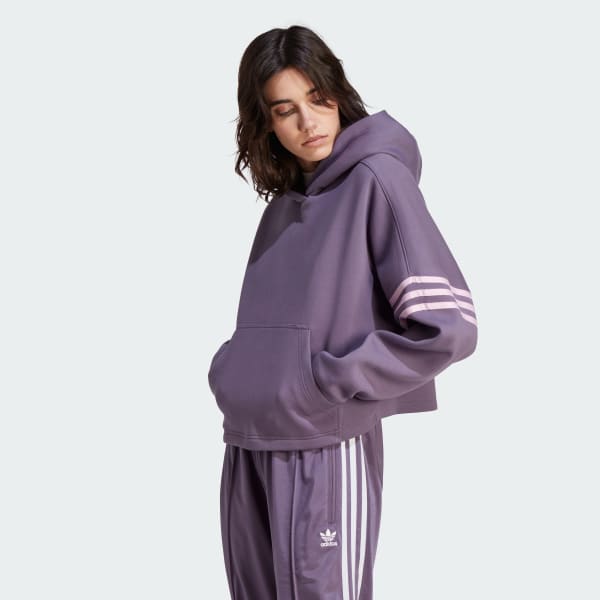 Purpura Polera con Capucha Adicolor Neuclassics
