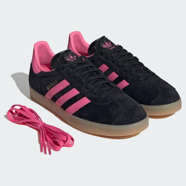 ★【ADIDAS】 Gazelle Core Black Semi Solar Pink★JH5667★ Gazelle_Shoes_Black_JH5667_15_