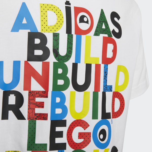 White adidas x LEGO® VIDIYO™ Graphic Tee V1956