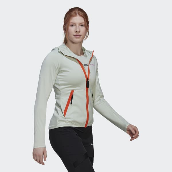 Verde Giacca da hiking Terrex Tech Fleece Lite Hooded