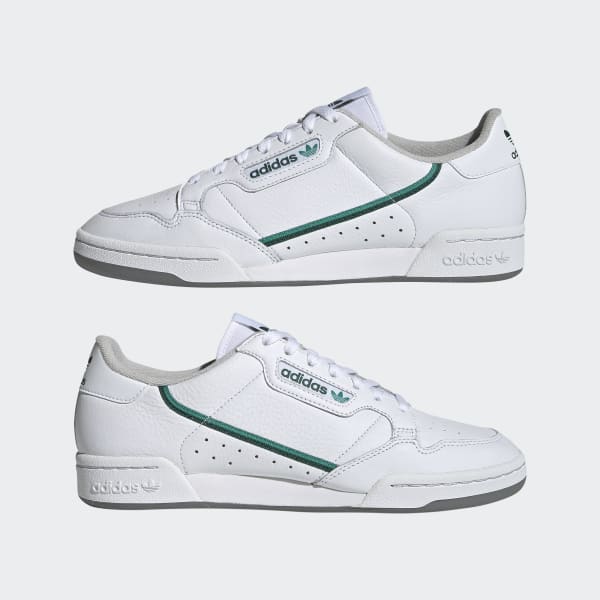 White Continental 80 Shoes FCH55