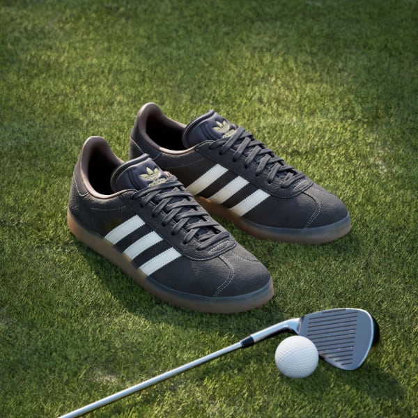スニーカー adidas gazelle spikeless JQ7747 adidas Gazelle Spikeless Golf Shoes - Brown | Free Shipping