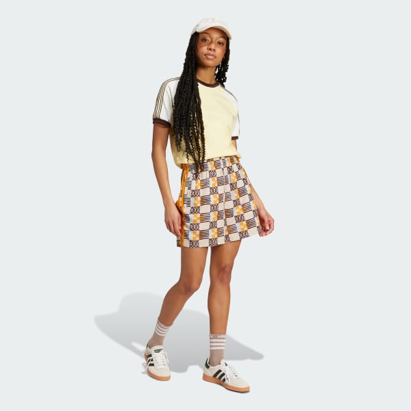 Multicolor '80s Elongated Shorts