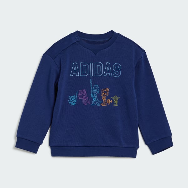 Conjunto Pantalon y Poleron Cuello Redondo adidas x Star Wars Young Jedi Azul adidas adidas Chile
