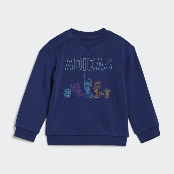 adidas x Star Wars Young Jedi Crewneck and Jogger Set Blue adidas Thailand