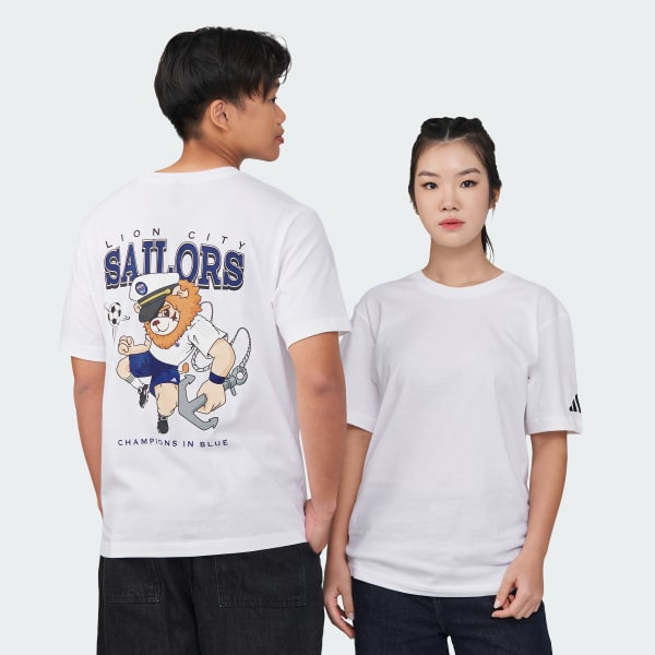 White Lion City Sailors Anchored & Ready Helix Tee