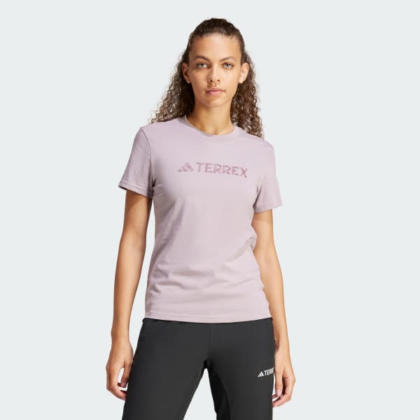 Violeta Playera Terrex Classic Logo