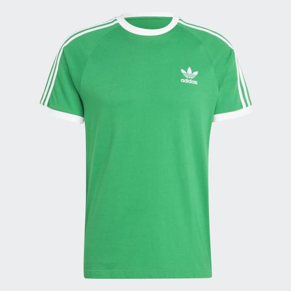 สีเขียว เสื้อยืด Adicolor Classics 3-Stripes
