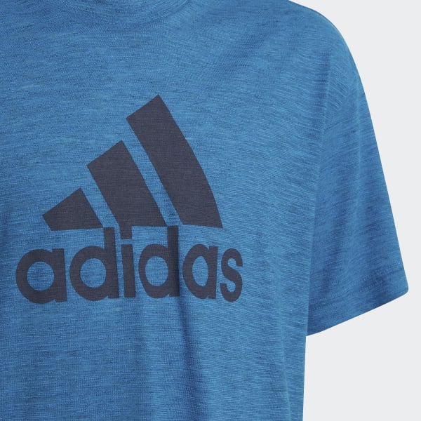 Azul Playera Badge of Sport Summer