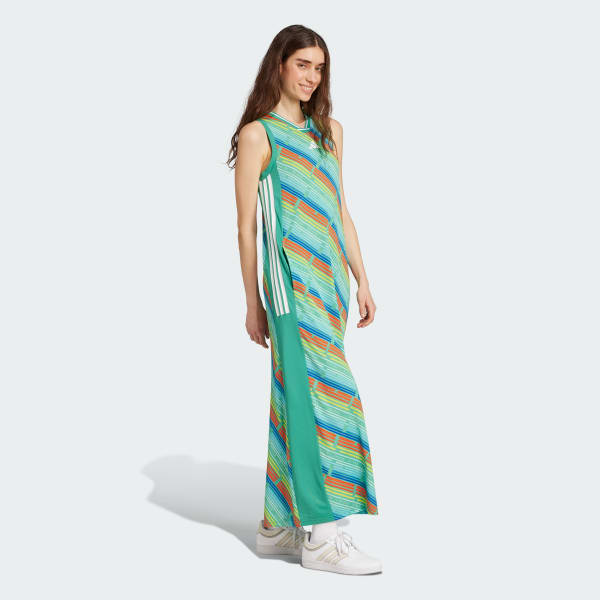 Hijau Dress Panjang Emerging Harmony