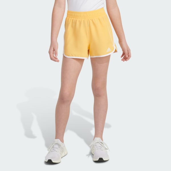 Yellow Woven Retro Short