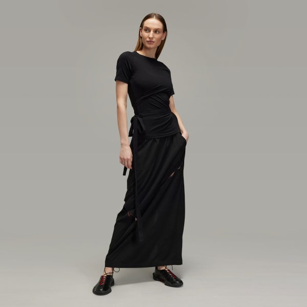 Black Y-3 Tencel Short Sleeve Tee