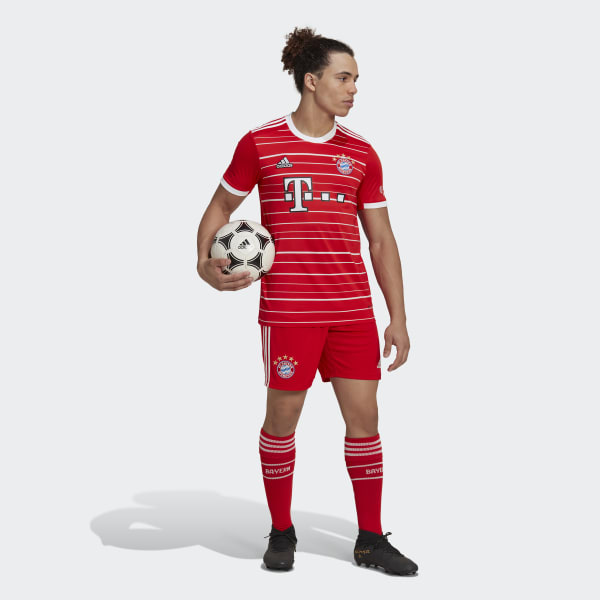 Vermelho Calções Principais 22/23 do FC Bayern München