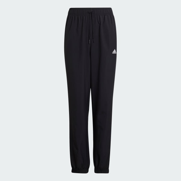 Sort Woven Tracksuit Bottoms