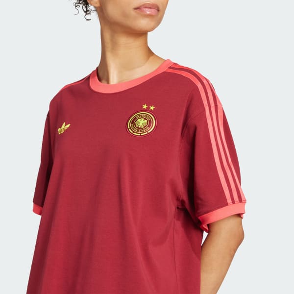 ★adidas★ German Tea Burgundy JJ0350 adidas Germany T-Shirt - Burgundy | adidas Ireland