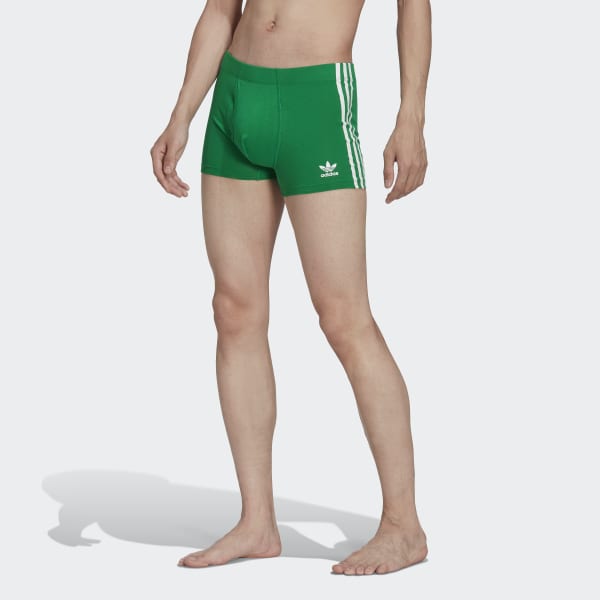 modrá Boxerky Comfort Flex Cotton 3-Stripes HPN17