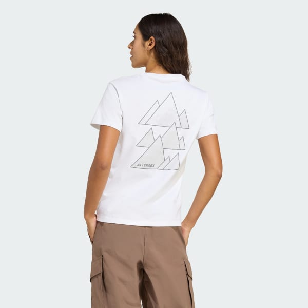 White Terrex Outdoor Athlete Graphic Tee