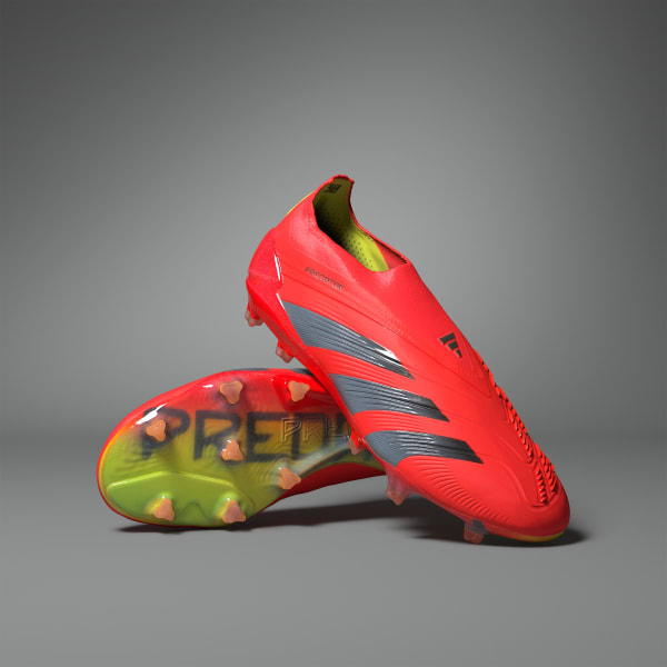 adidas Buty Predator Elite Laceless FG - Czerwony | adidas