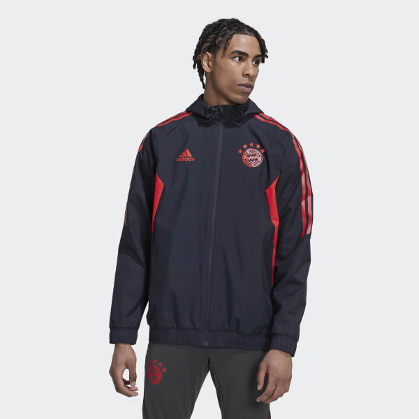 Black FC Bayern Condivo 22 All-Weather Jacket R0701