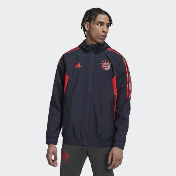 Svart FC Bayern Condivo 22 All-Weather Jacket R0701