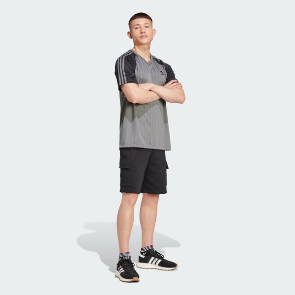 สีดำ เสื้อฟุตบอลผ้าโพลีเอสเตอร์พิเศษ SST