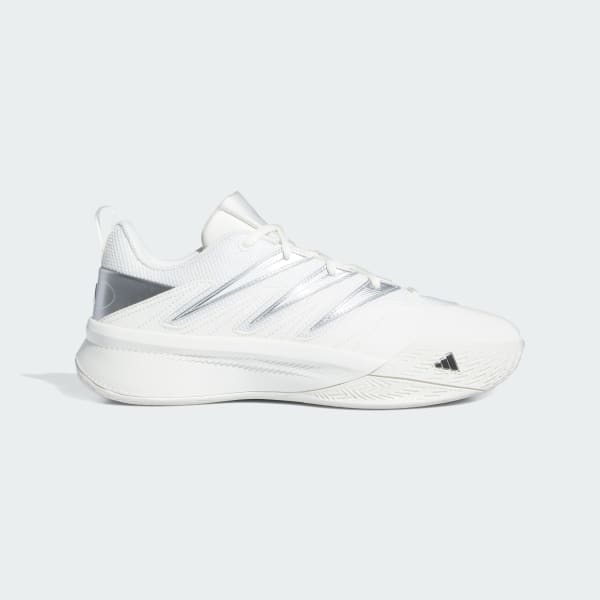 Adidas Dame Certified 3 Low Shoes Unisex Core White Core Black Silver Metallic 9.5