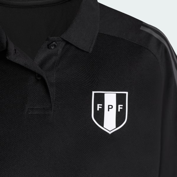 Negro Polo con cuello Selección Peruana 2024 Mujer