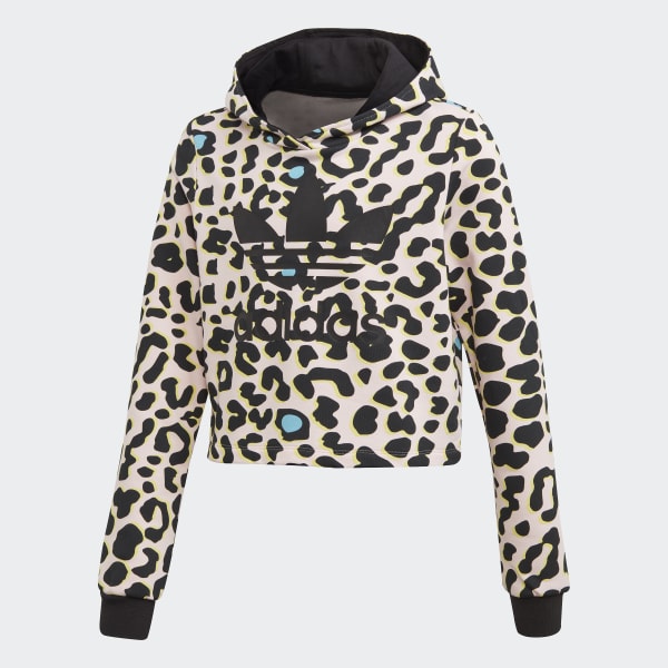 animal print adidas hoodie