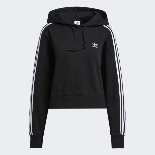 Đen Áo Hoodie Lửng Adicolor Classics 21971
