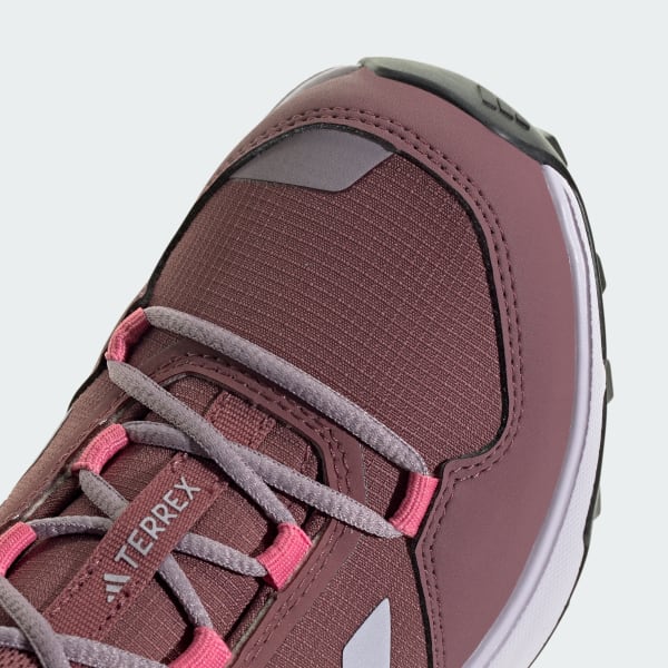 Adidas Terrex AX4R Mid Hiking Shoes Burgundy 2 Kids Hiking High Tops