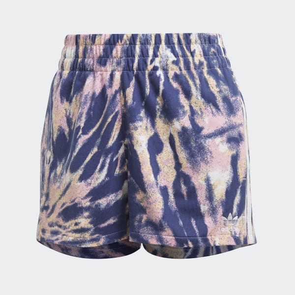 adidas originals tie dye french terry shorts