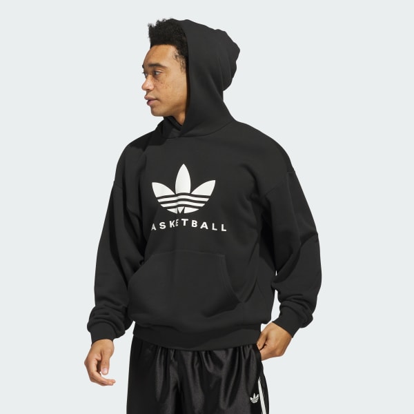 Negro Polera con capucha Originals de básquet