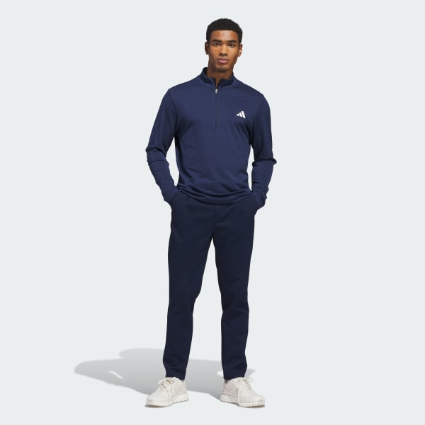Blue PERFORMANCE 3-STRIPE QUARTER-ZIP Sweatshirt