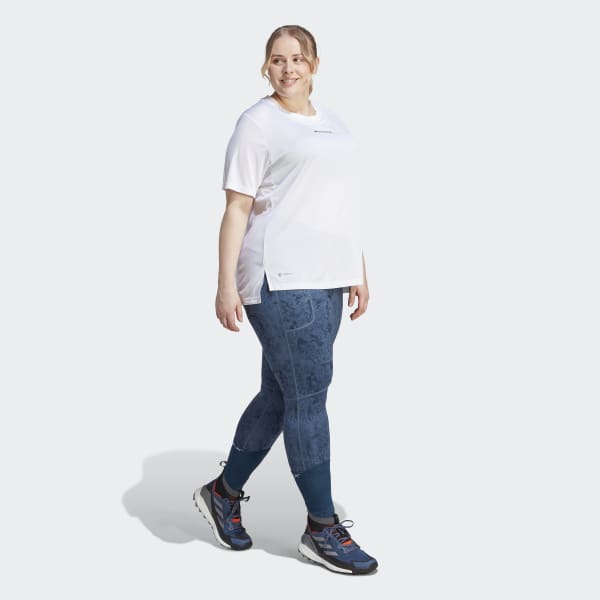 Blau TERREX Multi Allover Print Leggings – Große Größen