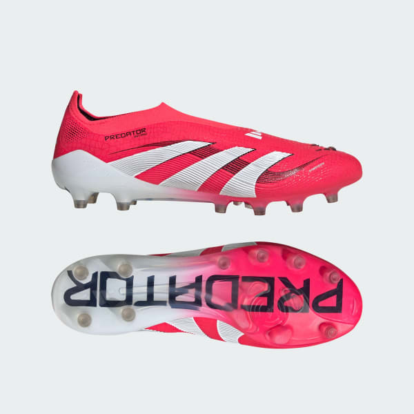 Rood Predator Elite Veterloze Artificial Grass Voetbalschoenen