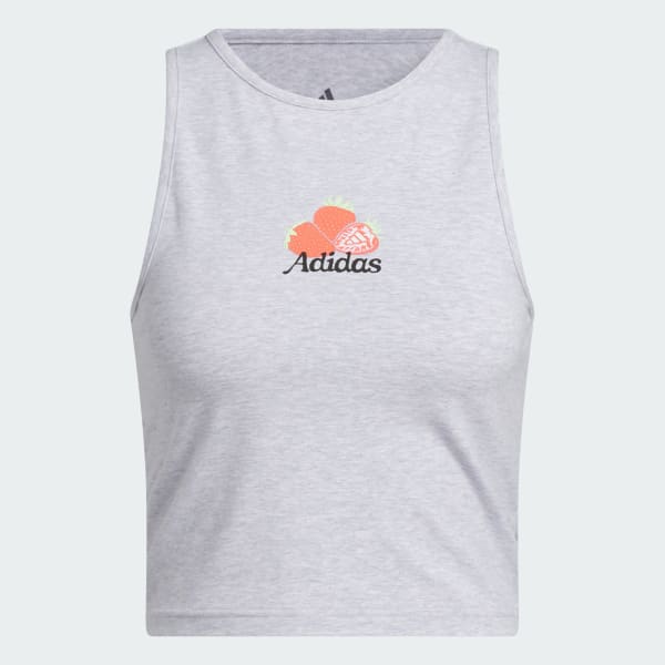 Gris Polera sin Mangas Estampada Farmers Market
