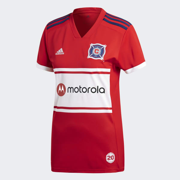 adidas Chicago Fire Home Jersey - Red 