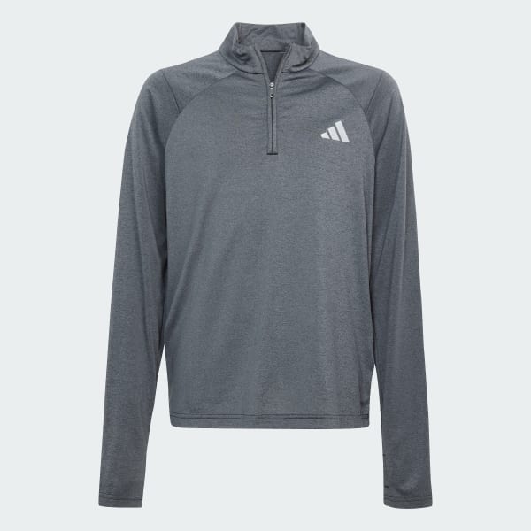 Schwarz All Sports Favorite 1/4-Reißverschluss langärmelig Longsleeve