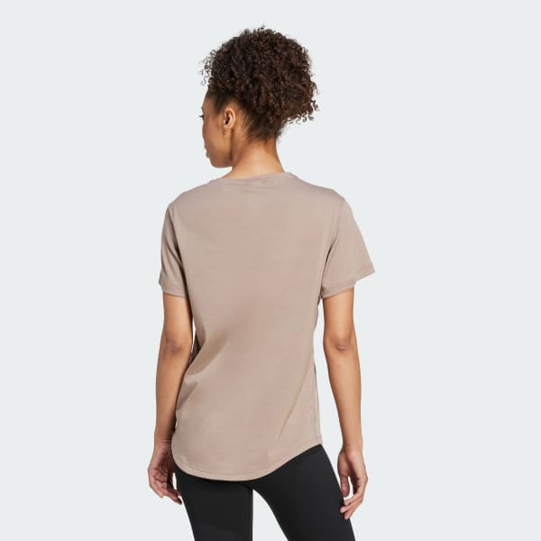 Brun Yoga Essentials T-skjorte