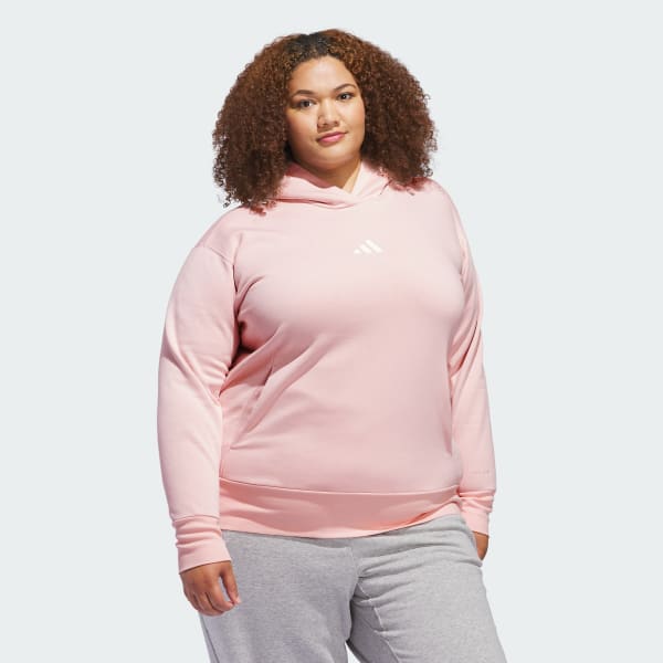 Fleece hoodie women's plus size new arrivals