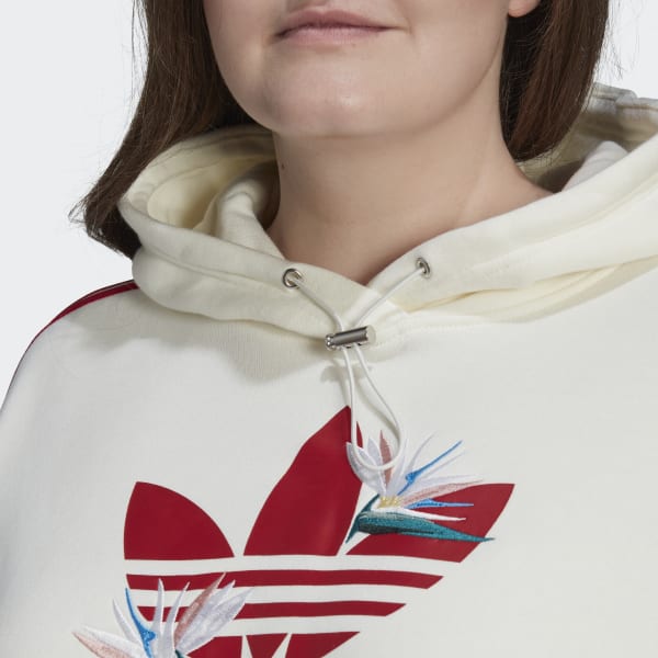 Blanc Sweat-shirt à capuche Thebe Magugu (Grandes tailles) CC518