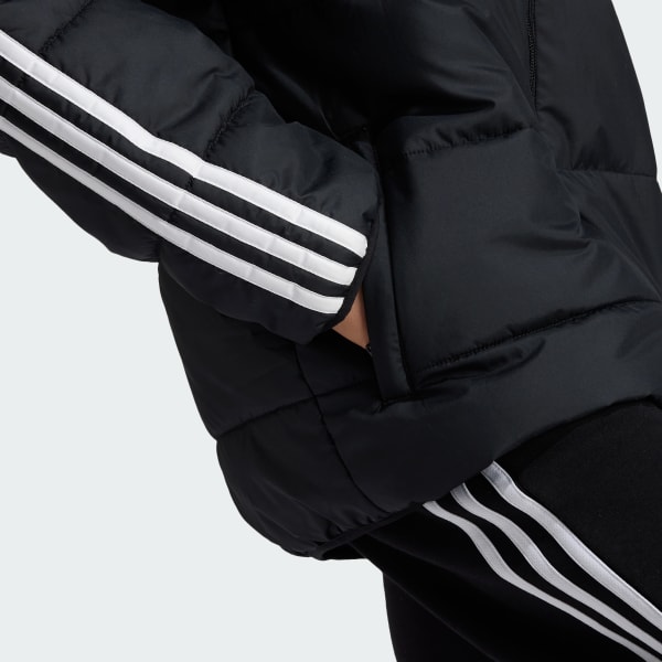 Adidas originals three stripe padded jacket on sale
