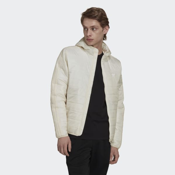 Beige Padded Hooded Puffer jakke TR720