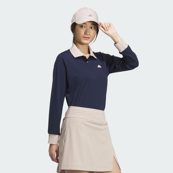 Blue HEAT.RDY POLO-SHIRT LONG SLEEVE