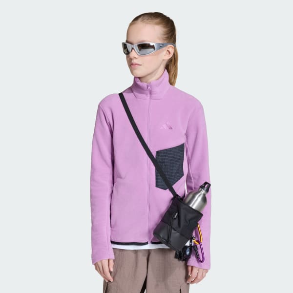 Purple Terrex Kids Multi Full-Zip Fleece
