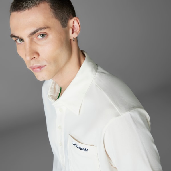 สีขาว เสื้อโปโลมีกระเป๋า Originals Archive